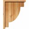 Ekena Millwork Alpine Rough Sawn Corbel w/Backplate, Western Red Cedar, 6"W x 14"D x 18"H COR06X14X18ALP01RWR - alternate 2